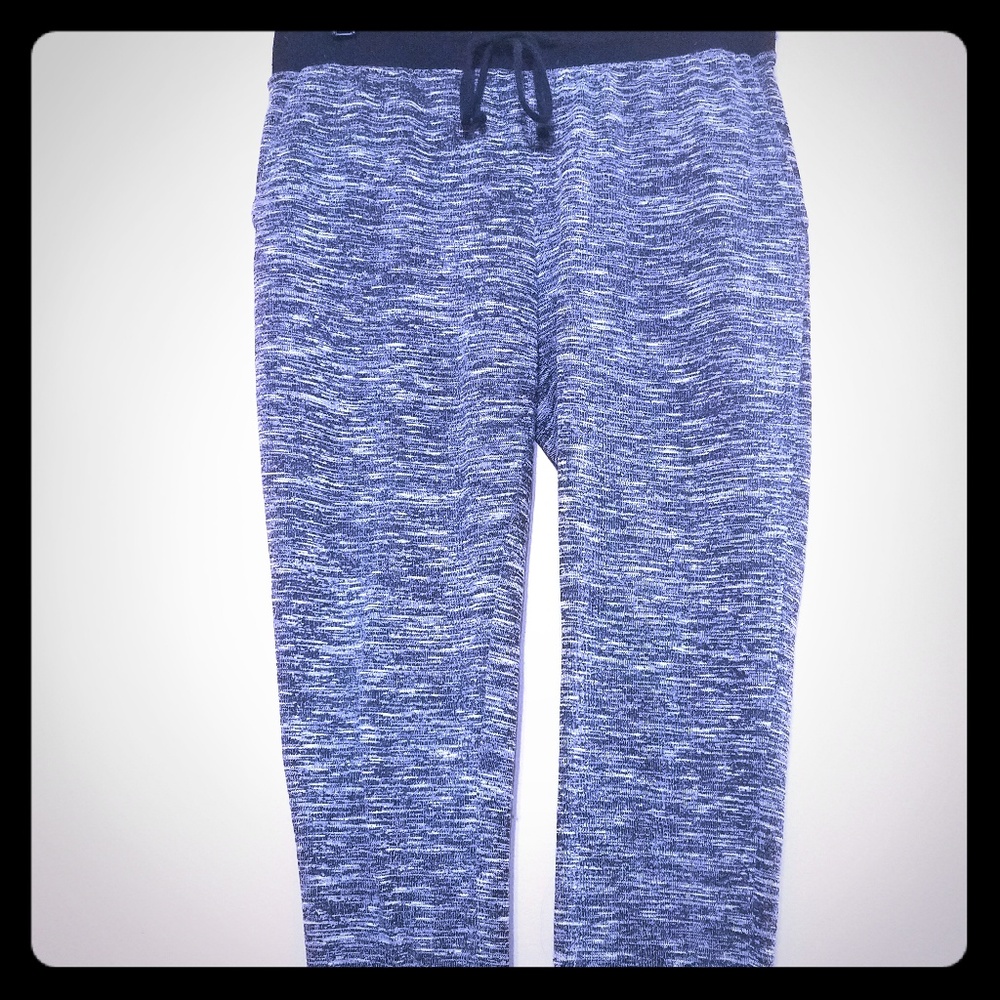 Black and White Joggers